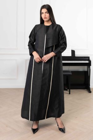 Classic Zipper Abaya – Code: F02