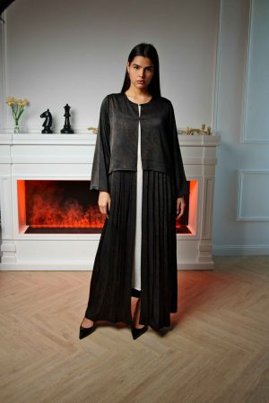 ZAHAB ASWAD Abaya – Code: F26